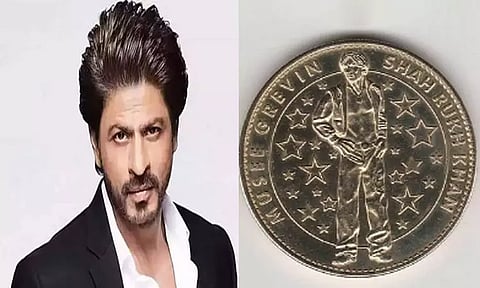ஷாருக்கான் உருவம் பதித்த சிறப்பு தங்க நாணயத்தை வெளியிட்ட பாரீஸ் மியூஸியம்