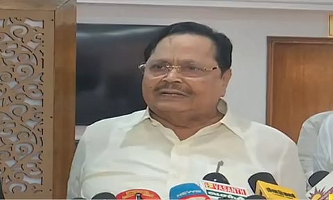 மேகதாது, காவிரி விவகாரம் குறித்து மத்திய மந்திரியிடம் பேசினோம் - அமைச்சர் துரைமுருகன் பேட்டி