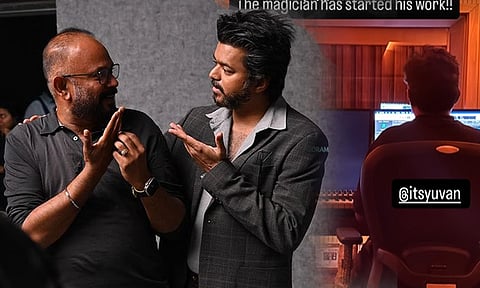 Music work of 'The GOAT' begins - Venkat Prabhu