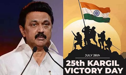 கார்கில் வெற்றி தினம்: வீரர்களின் வீரத்தையும் தியாகத்தையும் போற்றுவோம் - முதல்-அமைச்சர் மு.க.ஸ்டாலின்
