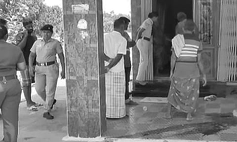 திருச்செங்கோடு அருகே 10 வயது சிறுமி உள்பட 3 பேருக்கு அரிவாள் வெட்டு