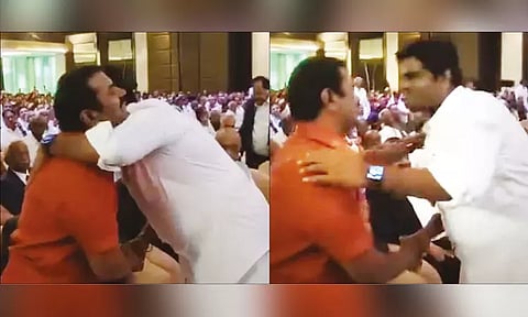 சீமானை கட்டித்தழுவிய அண்ணாமலை