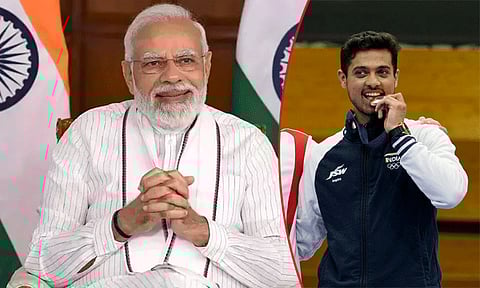 ஒலிம்பிக்கில் வெண்கலம் வென்ற ஸ்வப்னில் குசாலேவுக்கு பிரதமர் மோடி வாழ்த்து