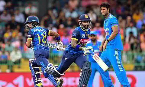 நிசாங்கா, வெல்லலகே அரைசதம்... இந்தியாவுக்கு சவாலான இலக்கு நிர்ணயித்த இலங்கை