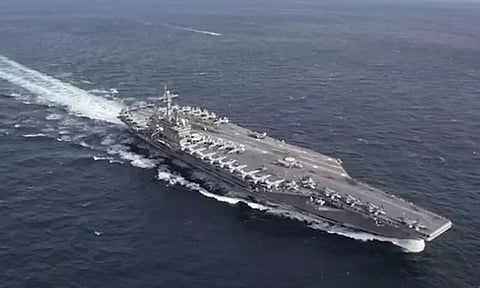 ஈரான் - இஸ்ரேல் போர் பதற்றம்: மத்திய கிழக்கிற்கு அமெரிக்க போர்க்கப்பல்கள் விரைந்தன