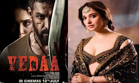 வித்தியாசமான கதையை ஆக்சன் காட்சிகள் மூலம் கூறும் படம் 'வேதா': நடிகை தமன்னா