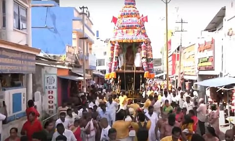 ராமேஸ்வரத்தில் ஆடித்தேரோட்டம்