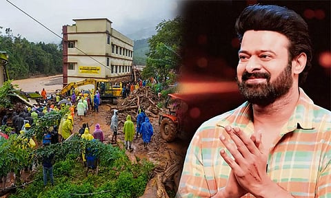 வயநாடு நிலச்சரிவு: நடிகர் பிரபாஸ் ரூ.2 கோடி நிதியுதவி
