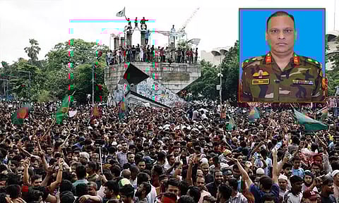 வங்காளதேசத்தில் அதிரடி; ராணுவ ஜெனரல் பதவி நீக்கம், கைது, நாட்டை விட்டு வெளியேற தடை