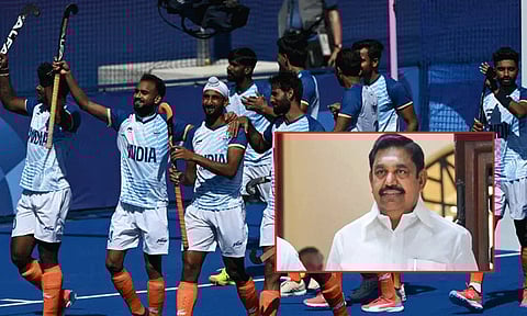ஒலிம்பிக்கில் பதக்கம் வென்ற இந்திய ஹாக்கி அணிக்கு எடப்பாடி பழனிசாமி வாழ்த்து