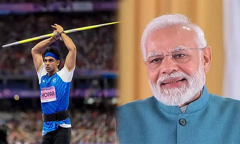 இந்தியாவுக்கு முதல் வெள்ளிப் பதக்கம்: நீரஜ் சோப்ராவுக்கு பிரதமர் மோடி வாழ்த்து