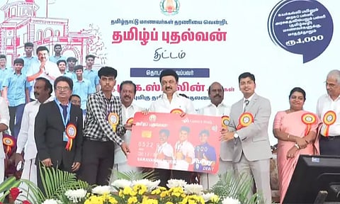 தமிழ்ப் புதல்வன் திட்டத்தை முதல்-அமைச்சர் மு.க.ஸ்டாலின் தொடங்கி வைத்தார்