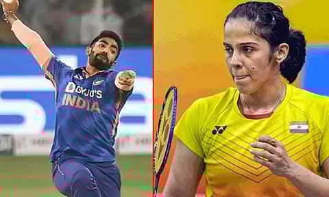 பும்ரா பேட்மிண்டன் விளையாட வந்தால்...- இந்திய இளம் கிரிக்கெட் வீரருக்கு சாய்னா பதிலடி