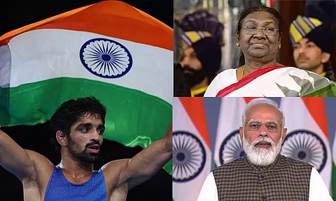 மல்யுத்தத்தில் வெண்கலப் பதக்கம் வென்ற அமன் ஷெராவத்துக்கு ஜனாதிபதி, பிரதமர் வாழ்த்து