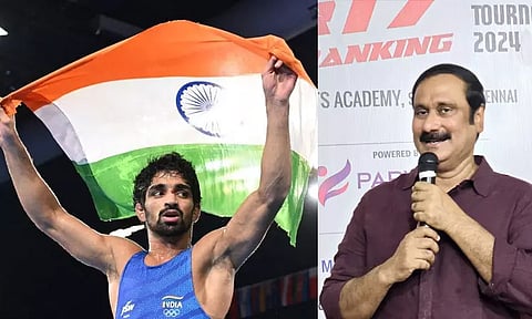 பாரீஸ் ஒலிம்பிக்: மல்யுத்தத்தில் வெண்கலப் பதக்கம் வென்ற அமன் ஷெராவத்திற்கு அன்புமணி ராமதாஸ் வாழ்த்து