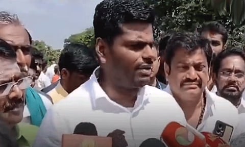 செபி தலைவர் மீதான குற்றச்சாட்டுகளை விசாரிக்க வேண்டும் - அண்ணாமலை