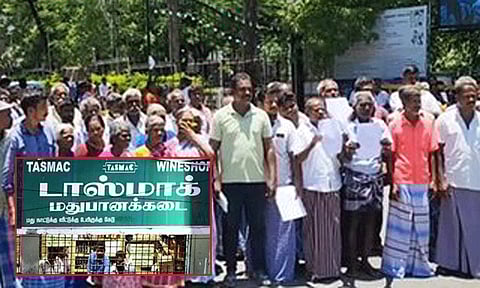 டாஸ்மாக் கடை வேண்டும்... கோரிக்கை வைத்த கிராம மக்கள்