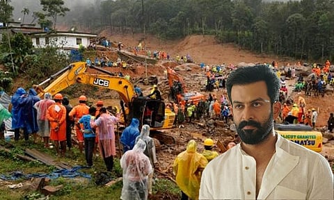 வயநாடு நிலச்சரிவு: ரூ.25 லட்சம் நிதியுதவி வழங்கிய நடிகர் பிருத்விராஜ் சுகுமாரன்