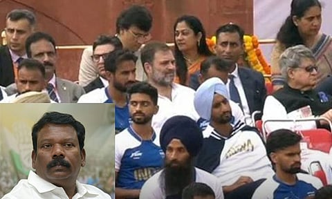 சுதந்திர தின விழாவில் ராகுல் காந்திக்கு கடைசி வரிசையில் இருக்கை: தமிழக காங்கிரஸ் கண்டனம்