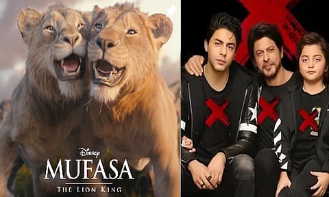 'முபாசா: தி லயன் கிங்' படத்திற்காக மகன்களுடன் இணைந்து டப்பிங் பேசிய ஷாருக்கான்