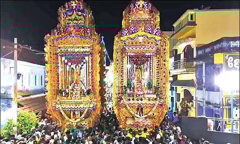 புனித பரலோக மாதா விண்ணேற்பு பெருவிழா - தேர் பவனி