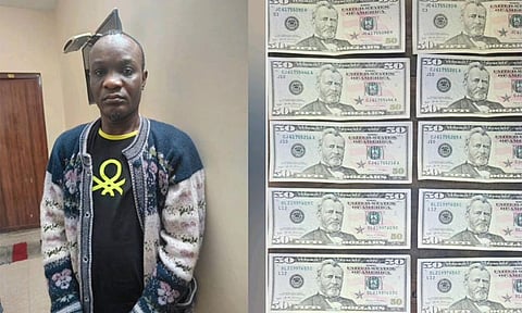 போலி அமெரிக்க டாலரை இந்திய ரூபாயாக மாற்றி மோசடி - நைஜீரியா நாட்டைச் சேர்ந்தவர் கைது