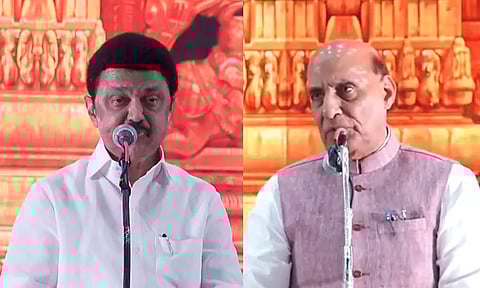 கலைஞருக்கு பாராட்டு மழை பொழிந்த ராஜ்நாத் சிங்கிற்கு நன்றி - முதல்-அமைச்சர் மு.க.ஸ்டாலின்