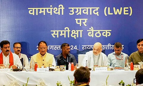 நக்சலைட்டுகள் விவகாரம்: அமித்ஷா தலைமையில் 7 மாநில உயரதிகாரிகள் ஆலோசனை கூட்டம்