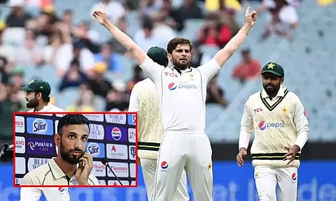 கேப்டன் கையை தட்டி விட்ட ஷாகீன் அப்ரிடி... பாகிஸ்தான் அணியில் விரிசலா...? - வீடியோ