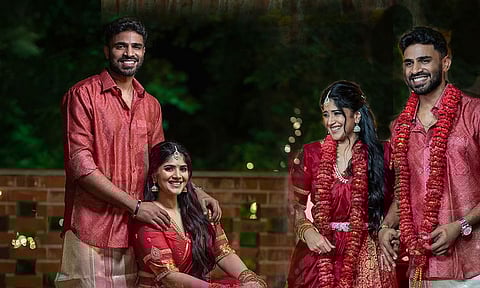 Actress Megha Akash's wedding engagement photos are viral