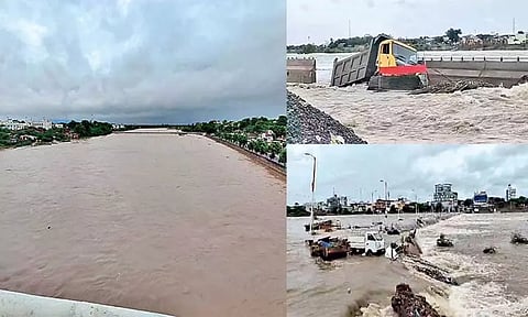 குஜராத்தில் பாலம் இடிந்து விழுந்தது - அதிர்ச்சி சம்பவம்