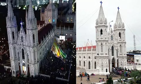 வேளாங்கண்ணி பேராலய பெருவிழா கொடியேற்றத்துடன் தொடங்கியது