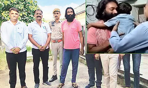 கடத்தியவரை விட்டு பிரிய மனமில்லாமல் கதறி அழுத குழந்தை - கைதுக்கு முன் நடந்த பாசப்போராட்டம்