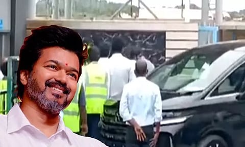 Vijay left for Saibaba Temple in Shirdi