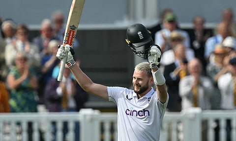 2nd Test; Root, Atkinson great century... England scored 427 runs in the first innings
