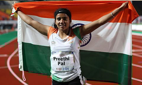 பாரா ஒலிம்பிக்: இந்தியாவுக்கு 3வது பதக்கம்...வெண்கலம் வென்றார் பிரீத்தி