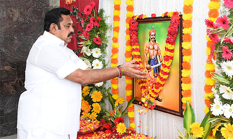 பூலித்தேவன் பிறந்தநாள்: எடப்பாடி பழனிசாமி மரியாதை