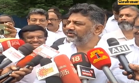 மேகதாது அணை கட்டினால் கர்நாடகாவை விட தமிழகமே அதிக பயன்பெறும் - டி.கே.சிவக்குமார்