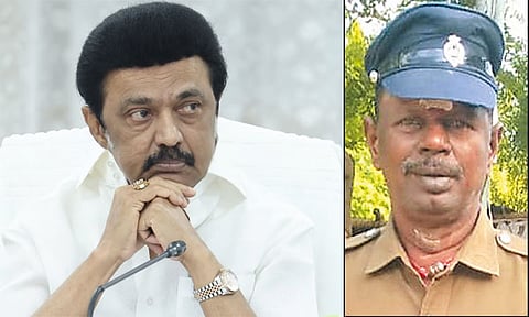 மாரடைப்பால் உயிரிழந்த போலீஸ் ஏட்டு குடும்பத்துக்கு ரூ.25 லட்சம் நிதியுதவி - முதல்-அமைச்சர் அறிவிப்பு