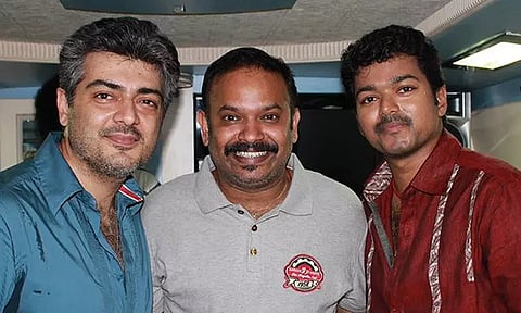 விஜய்யின் 'தி கோட்' வெளியீடு: முதலில் வாழ்த்திய அஜித்