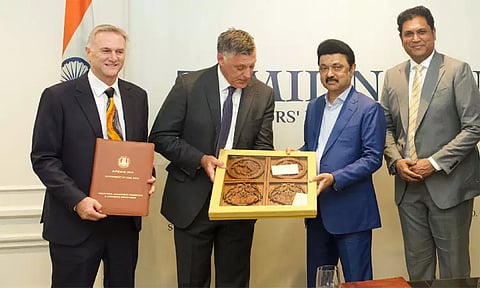 டிரில்லியன்ட் நிறுவனத்துடன் ரூ.2,000 கோடிக்கு ஒப்பந்தம்: முதல்-அமைச்சர் முன்னிலையில் கையெழுத்தானது
