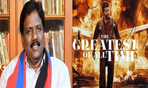 'தி கோட்' படத்தின் தலைப்பில் 'சனாதனம்'? - எம்.பி ரவிகுமார் கேள்விக்கு புஸ்ஸி ஆனந்த் பதில்