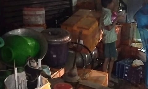 பழைய பல்லாவரத்தில் ஆக்கிரமித்து கட்டப்பட்ட வீடுகள் அகற்றம்