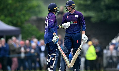 மெக்முல்லன் அரைசதம்.. ஆஸ்திரேலியாவுக்கு சவாலான இலக்கு நிர்ணயித்த ஸ்காட்லாந்து