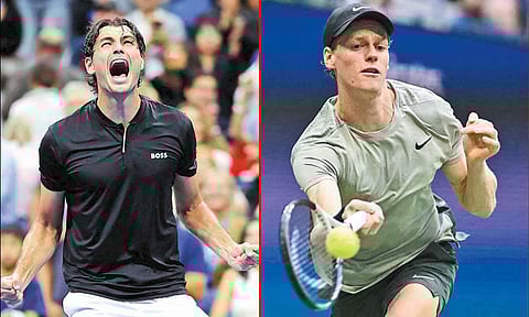 அமெரிக்க ஓபன் டென்னிஸ் இறுதிப்போட்டி: சினெர் - பிரிட்ஸ் பலப்பரீட்சை