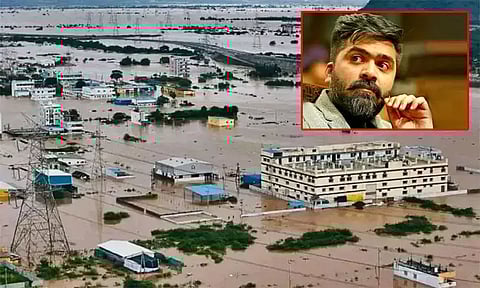 ஆந்திரா, தெலுங்கானா மழை வெள்ள பாதிப்பு - நிதியுதவி வழங்கிய நடிகர் சிம்பு