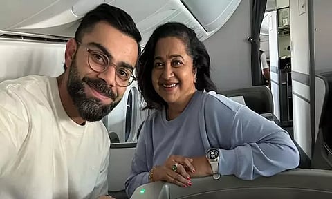 விராட் கோலியுடன் செல்பி எடுத்துக்கொண்ட நடிகை ராதிகா