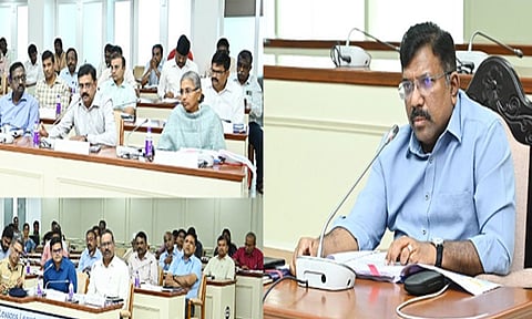 பருவமழை முன்னெச்சரிக்கை நடவடிக்கைகள்; தலைமைச் செயலாளர் தலைமையில் ஆய்வுக் கூட்டம்