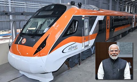 நாட்டின் முதல் முன்பதிவில்லா 'வந்தே மெட்ரோ' சேவை: குஜராத்தில் தொடங்கி வைக்கிறார் பிரதமர் மோடி
