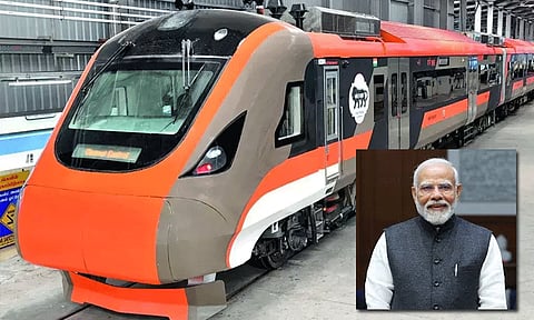 'வந்தே மெட்ரோ' ரெயில் சேவைக்கு 'நமோ பாரத் ரேபிட் ரெயில்' என பெயர் மாற்றம்